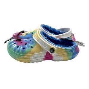 Crocs Women's Classic Lined Tie Dye Clog - Size 7